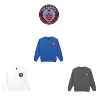 Image 3 of Burnley FC Fan Sweatshirt / Collared Jersey |"The Clarets White Rose" Sweatshirt/ Collared Jersey | 