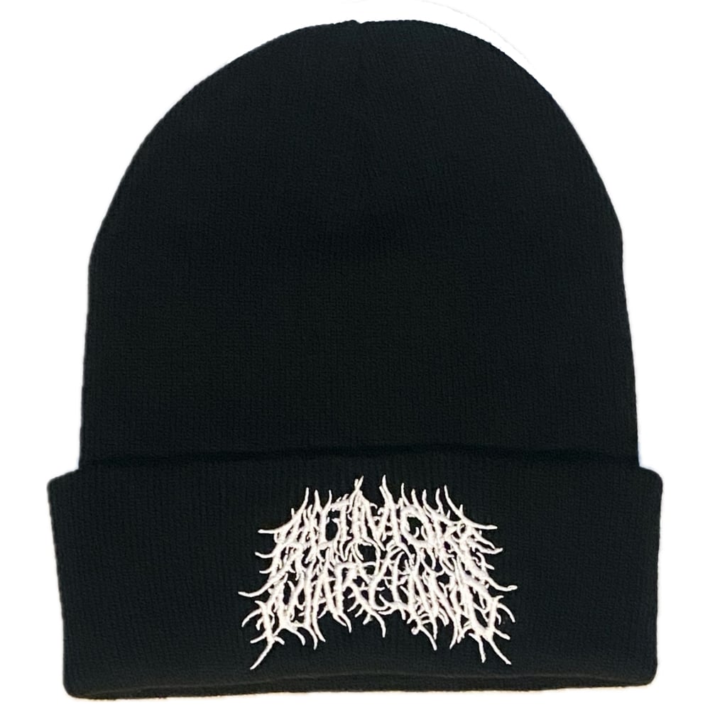 Image of Baltimore Death Metal Beanie black/white (free shipping)