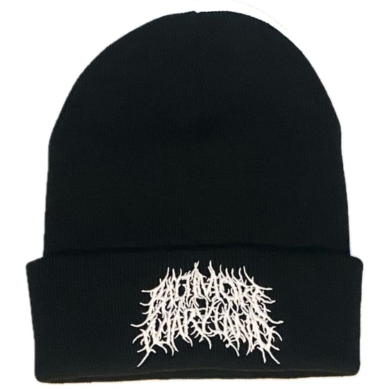 Image of Baltimore Death Metal Beanie black/white (free shipping)