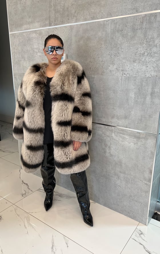 Image of Hailey Fox Fur Coat