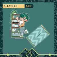 Image 1 of Gold Stamped Standee