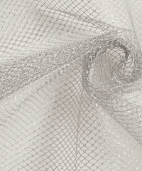 Image 2 of Lurex Net (Stiff) Silver 