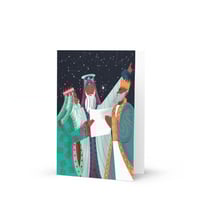 Three Wise Men Guiding Light Holiday Card 