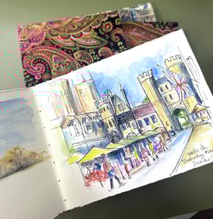 Image of Coptic Binding class with Lucy