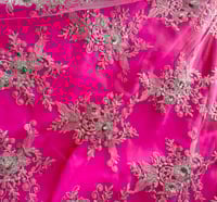 Image 1 of Embroidery Lace Silver / White 