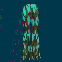 Image 1 of TURQUOISE RAINFOREST FLARE PANTS