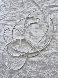 Piping Cord Elastic - White 2mm
