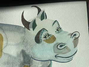 Hippopotamus From Memory  (ORIGINAL)