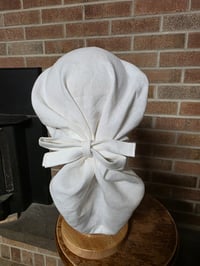 Image 1 of Pure Linen Tichel in White