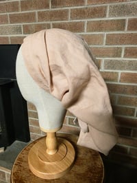 Image 2 of Linen Tichel in Rose Clay