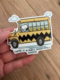 School Bus Snoop Sticker