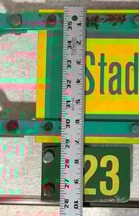 Image 5 of Vintage (ca. 1970s/80s) German (Aluminum & Steel) City Bus Stop Sign