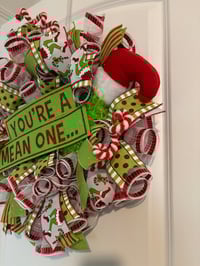 Image 2 of Mean One Holiday Wreath 