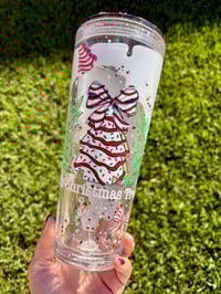 Image 1 of 24oz Acrylic Christmas Lava Cup 