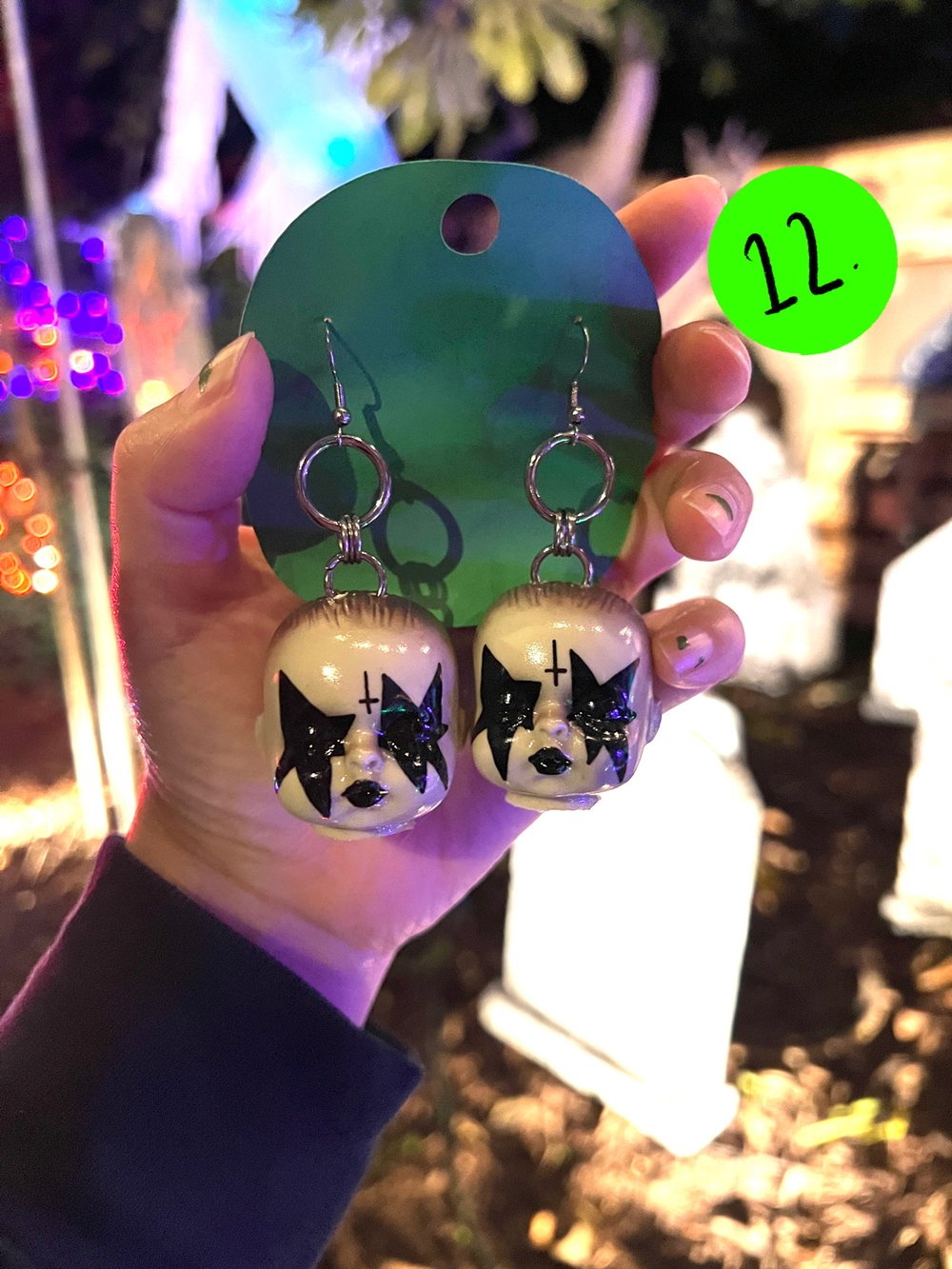 clown bb earrings