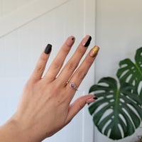 Image 2 of Pink Ruby Bezel Ring - Size P