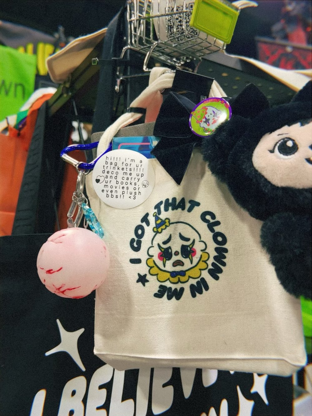 mini tote bag for ur trinkets!