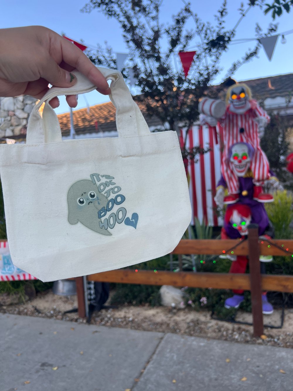 mini tote bag for ur trinkets!