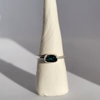 Image 1 of Teal Tourmaline Ring - Size O