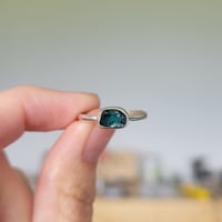 Image 2 of Teal Tourmaline Ring - Size O