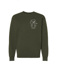 Image 4 of Chicken Heads. Crewnecks. 6 Colors.