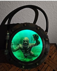 Image 1 of Porthole to the Lagoon LED Glowing Purse 