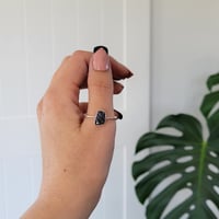 Image 4 of Dark Red Garnet Ring - Size V