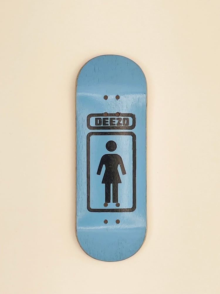 Image of Old Mold Graphic Blem - Painted Girl Replica Blue / Black