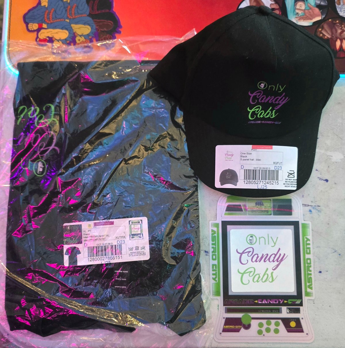 Image of Only Candy Cabs T-Shirt & Hat