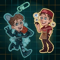 Image 1 of Vigilante keychain+sticker
