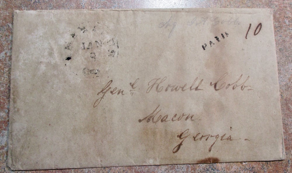 #172-CIVIL WAR SALE: 1865 LETTER TO "DEAR FATHER" WITH ENVELOPE 