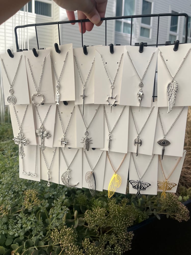 Image of Charm Necklaces / Earrings 