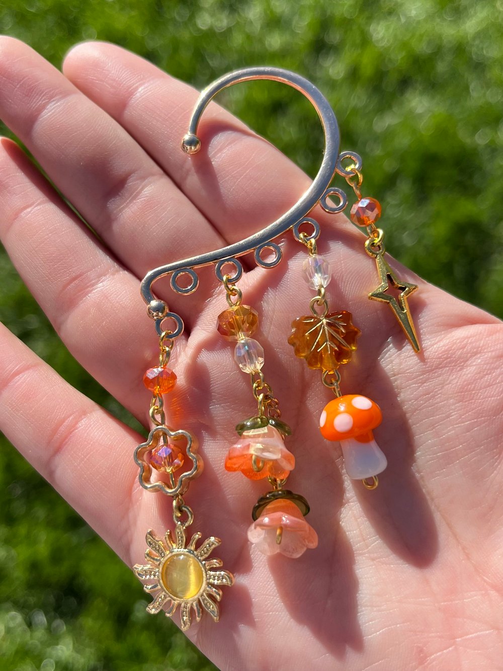 Image of Sun and Moon Ear Cuffs