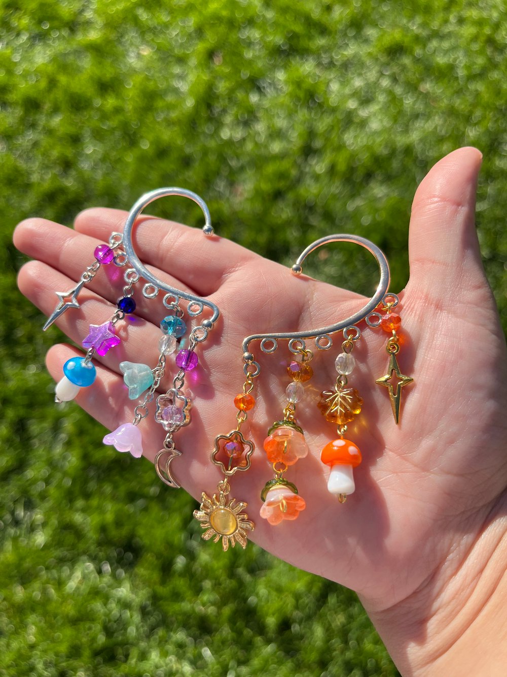 Image of Sun and Moon Ear Cuffs