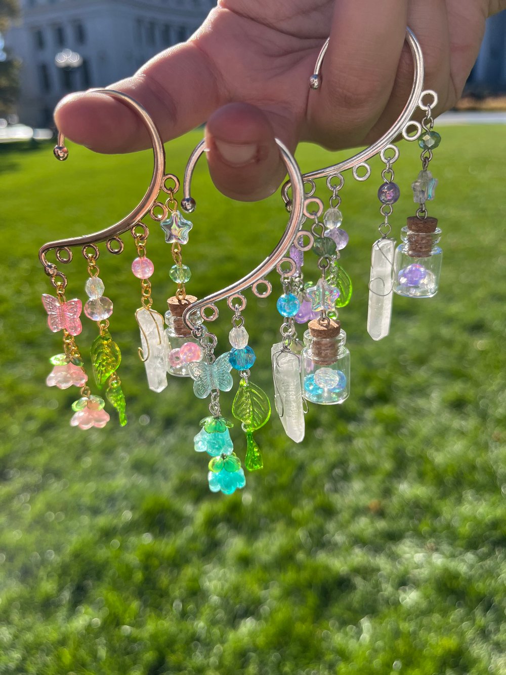 Image of Lilly of the Valley Ear Cuffs