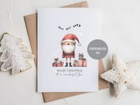 Image 3 of Ho Ho Santa - Personalised Christmas Card