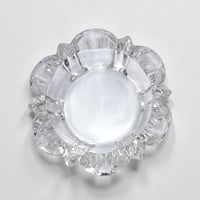 Image 6 of Ancien cendrier Art Déco en verre moulé - Reims - années 30 - Vide-poche en verre