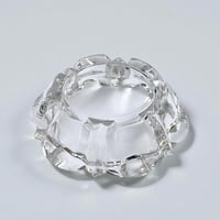 Image 8 of Ancien cendrier Art Déco en verre moulé - Reims - années 30 - Vide-poche en verre