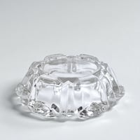 Image 9 of Ancien cendrier en verre moulé Art Déco - Reims - années 30 - Vide-poche en verre