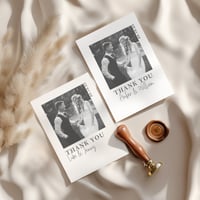 Image 3 of  Personalised Picture Thank You Cards - Pack 