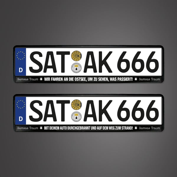 Image of SAMSAS TRAUM KENNZEICHENHALTER