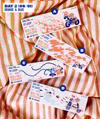 Image 3 of 【XS】SKZOO — DOMINATE 2025 TOUR TICKETS (RISO PRINTS)