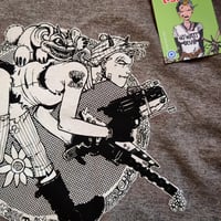Image 4 of NEW - CLASSIC TANK GIRL RUN T-SHIRT - Hewlett Design - Organic
