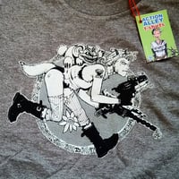 Image 1 of NEW - CLASSIC TANK GIRL RUN T-SHIRT - Hewlett Design - Organic
