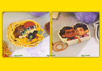 Image 1 of HalBarry + Spiderdada 3in Weather Resistant Vinyl Stickers