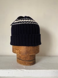 Image 4 of Beanie - Navy with white stripe £55.00
