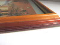 Image 9 of The Inn on the Estuary by Leghe Suthers (1800s) Vintage Art Print in Wooden Frame