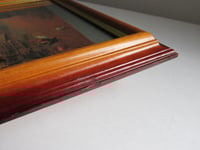 Image 16 of The Inn on the Estuary by Leghe Suthers (1800s) Vintage Art Print in Wooden Frame