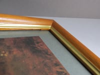 Image 17 of The Inn on the Estuary by Leghe Suthers (1800s) Vintage Art Print in Wooden Frame