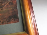 Image 13 of The Inn on the Estuary by Leghe Suthers (1800s) Vintage Art Print in Wooden Frame